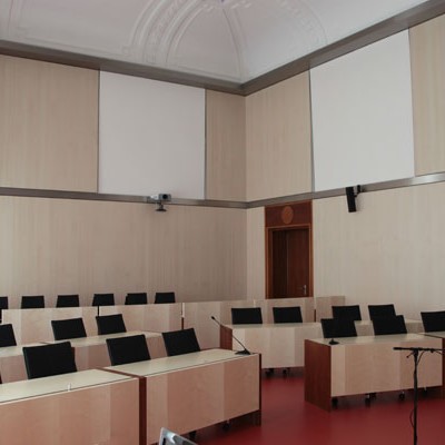 Pareti del tribunale