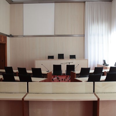 Pareti del tribunale